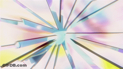Blue And Purple Elephant Painting GIF