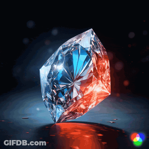 Blue And Red Diamond GIF