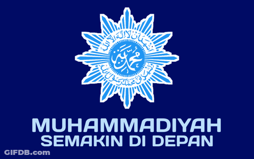 Blue And White Logo Muhammadiyah Semakin Di Depan GIF