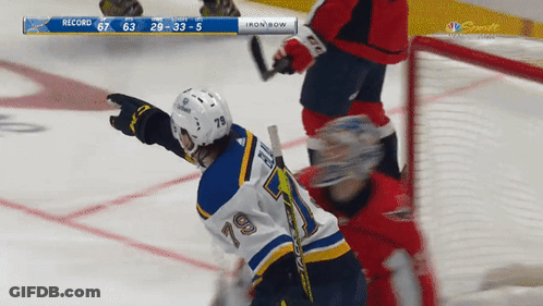 Blue And White Logo With Yellow Line GIF