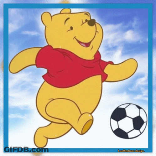 Blue And White Penguin Holding Football Game Time GIF