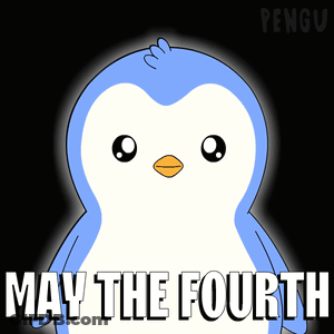 Blue And White Penguin May The Fourth GIF