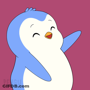 Blue And White Penguin Smiling GIF