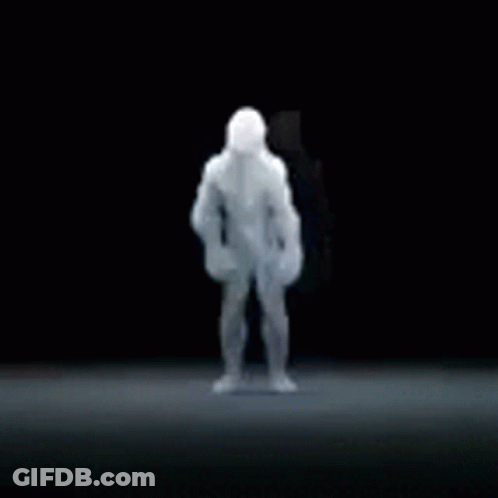 Blue And White Smoke Explosion GIF