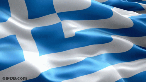 Blue And White Striped Fabric Close Up GIF
