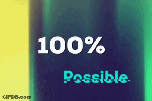 Blue And Yellow 100 % Possible Background GIF