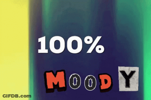 Blue And Yellow Background 100 % Moody GIF