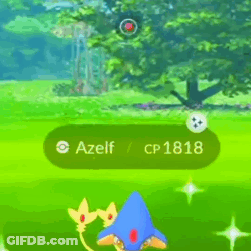 Blue And Yellow Pokemon CP 1818 GIF