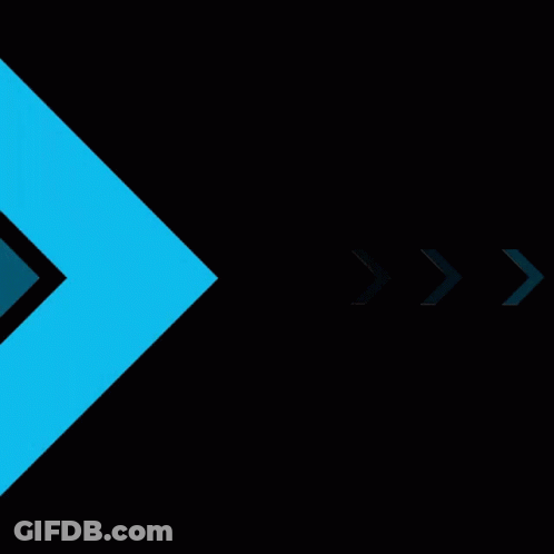 Blue Arrow Pointing Right GIF