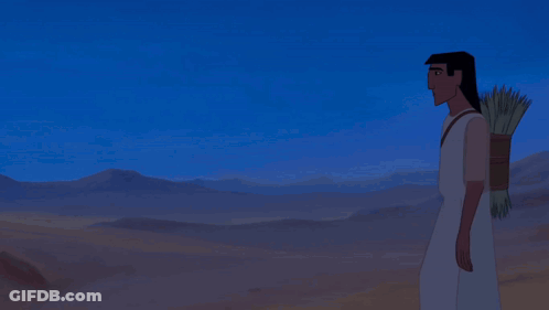 Blue Background Cross With Words And The Word Was Made Flesh And Dwell Among Us GIF