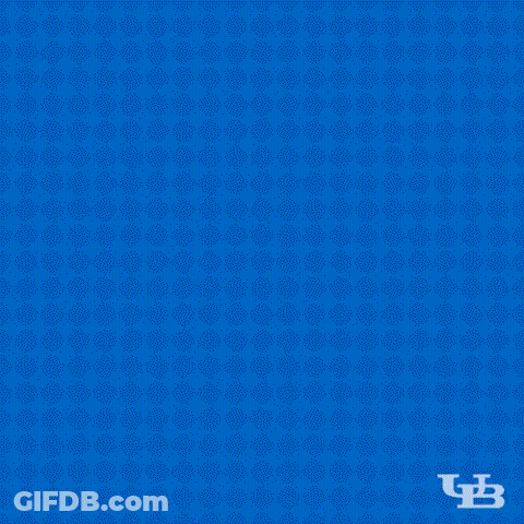 Blue Background Football Saying It's Game Day GIF