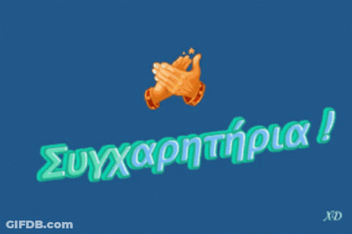 Blue Background Hand Applauding With XD GIF