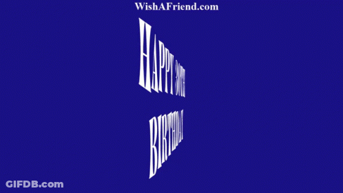 Blue Background Happy 30Th Birthday GIF