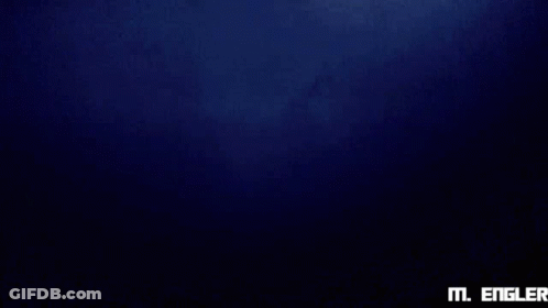 Blue Background Lightning Bolt M. Engler GIF