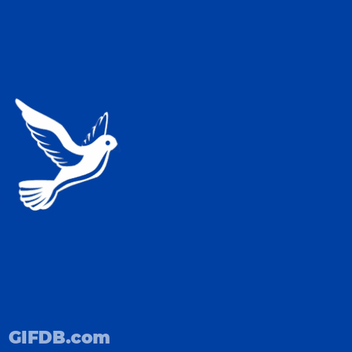Blue Background May Troubled Hearts Be Healed Wishing You A Blessed And Peaceful Yom Kippur GIF