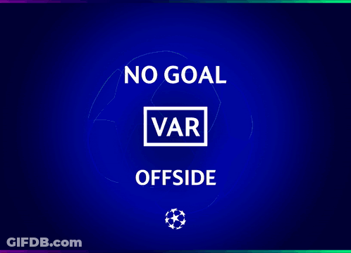 Blue Background No Goal Var Offside GIF