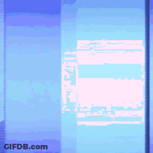 Blue Background Pink Square GIF