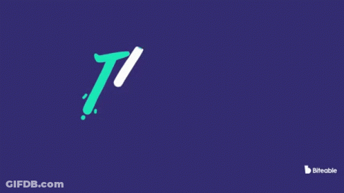 Blue Background Saying Thank You GIF