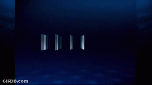Blue Background Senate And Red White Flag GIF