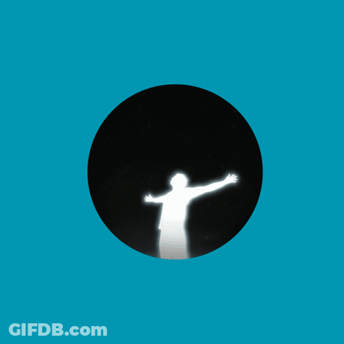 Blue Background Silhouette Flex Sese Gel Yarr GIF