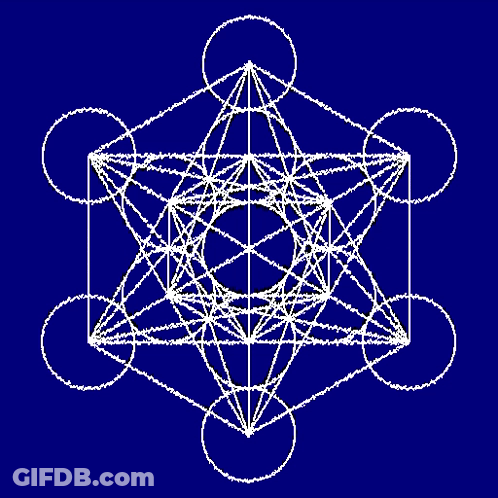 Blue Background Star GIF