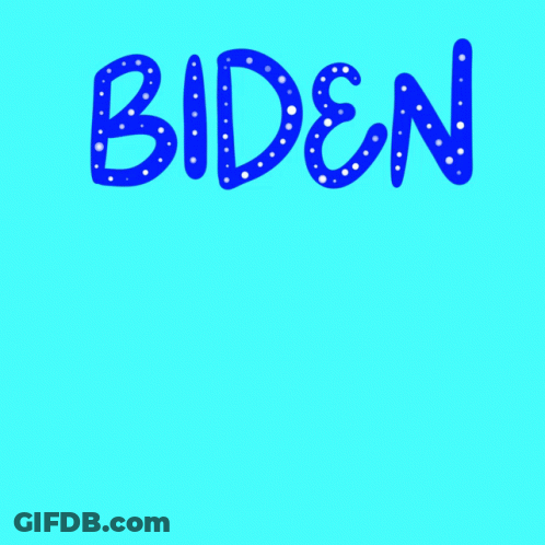 Blue Background With Biden Biden Biden GIF