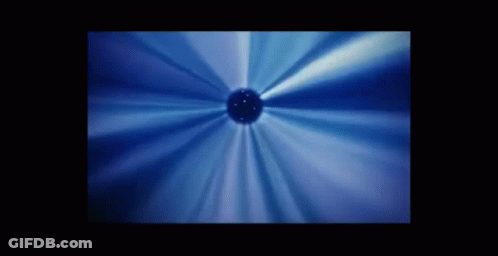 Blue Background With Circle GIF