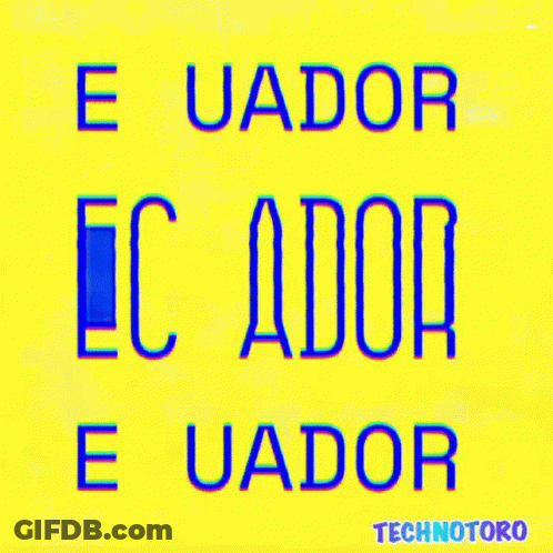 Blue Background With Ec Ador Ecu Dor GIF