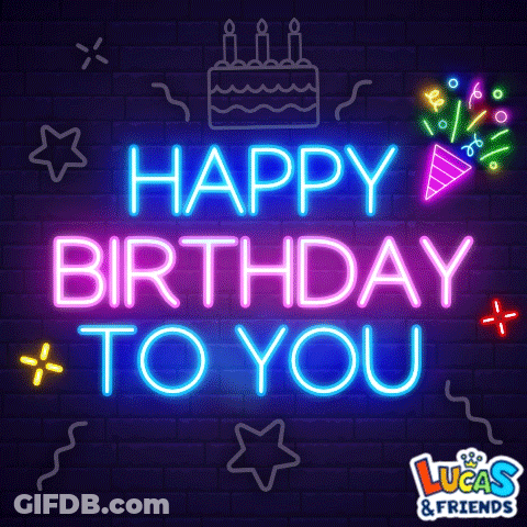 Blue Background With Flowers Happy Anniver GIF