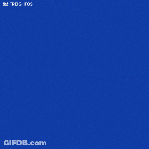 Blue Background With Freight Expectations GIF