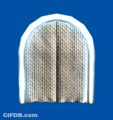 Blue Background With Knitted Pattern GIF
