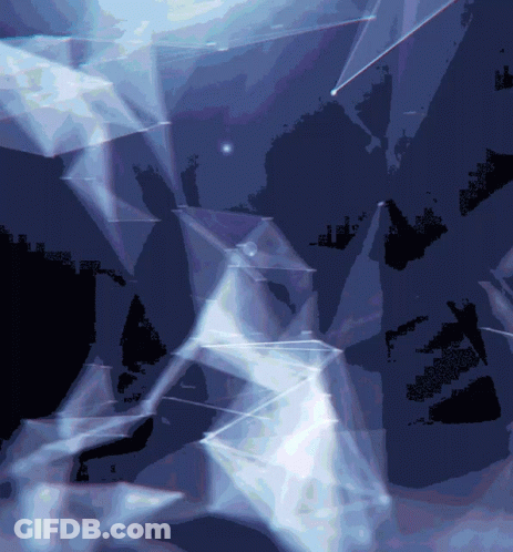 Blue Background With Lines And Triangles GIF