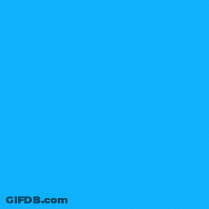 Blue Background With Love You In White Letters GIF