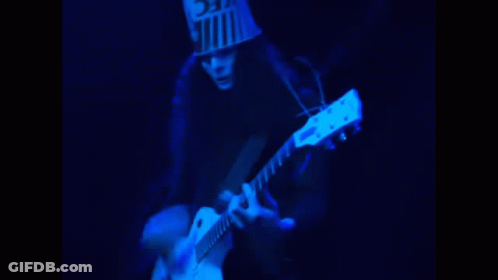 Blue Background With Non-English Text GIF