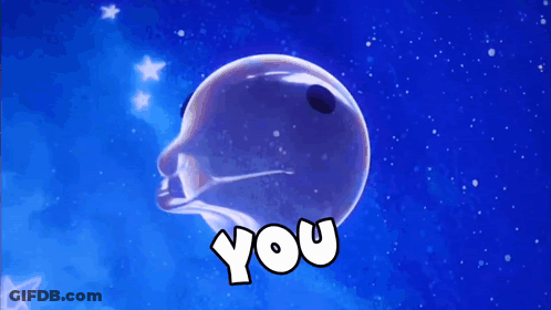 Blue Background With Should In White GIF