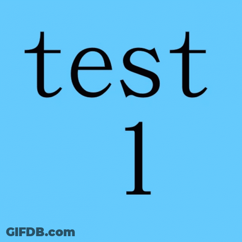 Blue Background With Test 10 GIF