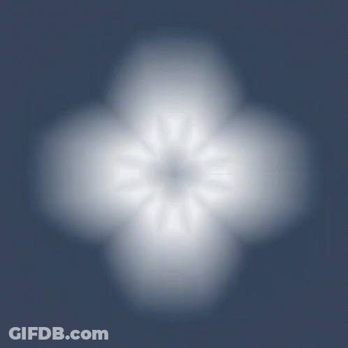 Blue Background With White Circle GIF