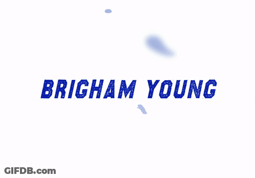 Blue Background With White Circles And Letter Y GIF