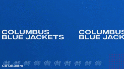 Blue Background With White Word Goal GIF