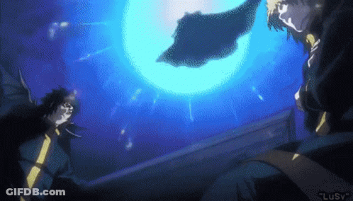 Blue Background With Word Lusv GIF