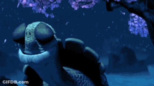 Blue Background With You Must Continue Without GIF