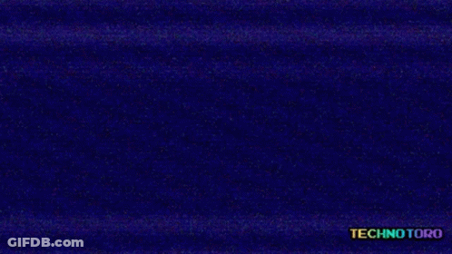 Blue Background Yellow Logo Technotoro GIF