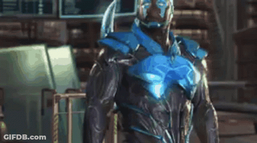 Blue Beetle Form A Sword GIF