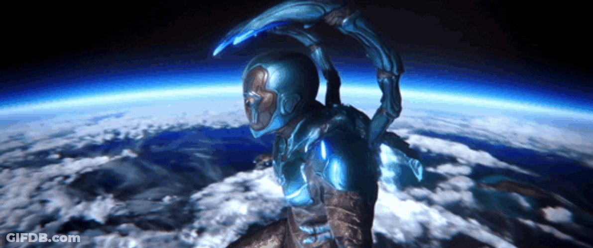 Blue Beetle Outer Space GIF
