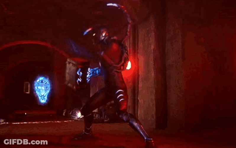 Blue Beetle Punch The Ground GIF