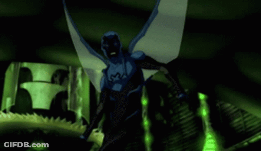 Blue Beetle Sonic Cannon GIF