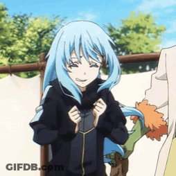 Blue Blob With GIFMagazine Logo GIF