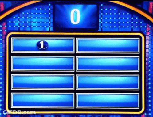 Blue Board With Number 0 GIF