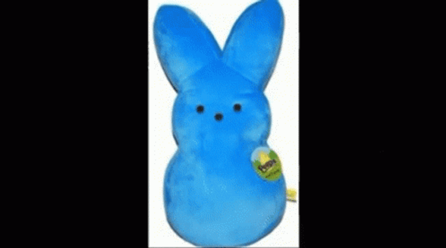 Blue Bunny Peeps GIF