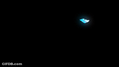 Blue Butterfly Flying GIF